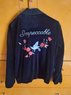 刺繍入りベルベットジャケット Mサイズ