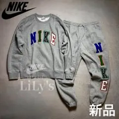 【ＸＬサイズ】NIKEスウェットセット　定価27,280円　カラフル　グレー
