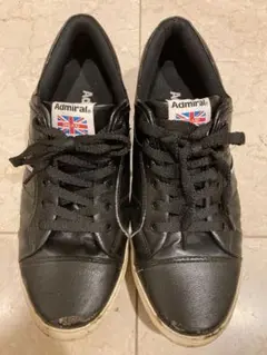 Admiral ブラックレザー スニーカー SJAD1106