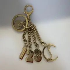 極美品】クリスチャンルブタン キーリング レッドソール ロゴ金具 赤