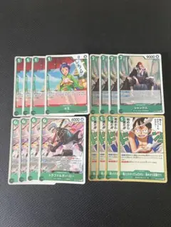 ワンピースカード】緑ミホーク デッキパーツ - メルカリ