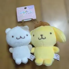 サンリオ ニコぬい キーホルダー ポムポムプリン マフィン