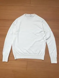 エクストラファインメリノ　クルーネックセーター