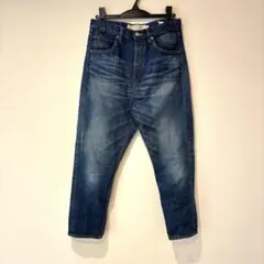 ミディウミ MidiUmi 日本製 デニムパンツ ハイウエスト　ブルーのサムネイル