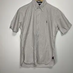 Ralph Lauren BD 半袖シャツ ストライプ Sサイズ