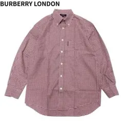BURBERRY LONDON バーバリー 長袖 チェック ボタンダウン シャツ