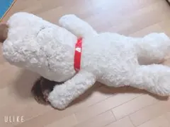 スヌーピー ジャンボぬいぐるみ ベージュ