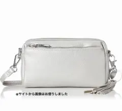 超美品‼︎ COOCO クーコ 牛革 シルバー ショルダーバッグ タッセル付のサムネイル