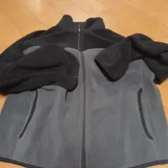 ユニクロ　フリースジャケット 160cm グレー