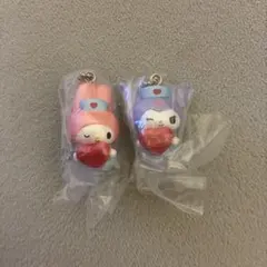 サンリオ　ガチャ　ナーススイングマスコット　クロミ　マイメロディ　マイメロ