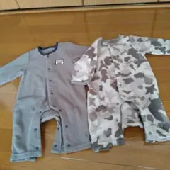 ベビーカバーオール　2枚セット