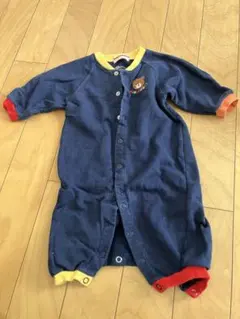 MIKIHOUSE ネイビー色ロンパース