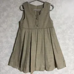 ブリーズ　110 入園式　卒園式　入学式　チェック　ワンピース　フォーマル