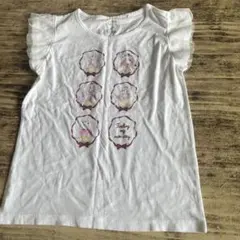 ユニクロ！ディズニー フリル袖 Tシャツ 120cm