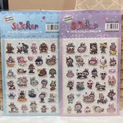 らぶぶ キャラクターシール2枚セット クロミ キティ シナモン