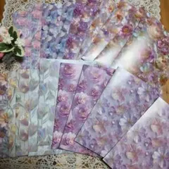 平袋 クリスタルフラワー柄 20枚