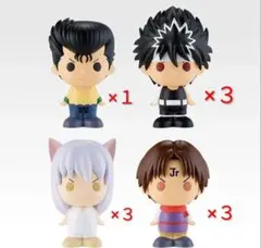 【10点セット】一番くじ 幽遊白書 F賞 ソフビクチュ そふびくちゅ