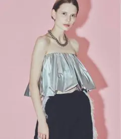 yae ペプラムベルト　シルバー yae ペプラムベルト シルバーの通販 by a01dress｜ラクマ