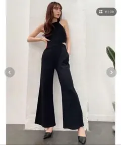 GYDA バックZIPテレコロンパース