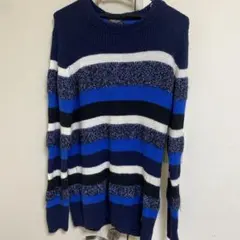 BLACK LABEL CRESTBRIDGE ボーダーニットセーター