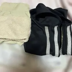 3coins ボアエコバッグ＋ジャージ風エコバッグ