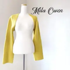 Mila Owen ミラオーウェン　イエロー ニットボレロ・ボレロカーディガン