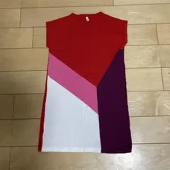 ワンピース　120  ベネトン　ノースリーブ