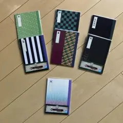 鬼滅の刃　ミニノートセット　4種　A6サイズ　一番くじ