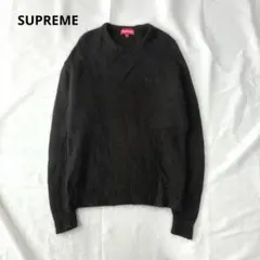 SUPREME ニット セーター モヘア 胸元ロゴ オールドイングリッシュ Sのサムネイル
