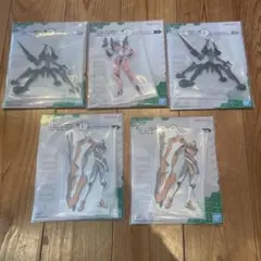 エヴァンゲリオン アクリルスタンド 一番くじ　5枚セット