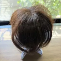 フォンティーヌ ダークブラウン ショートウィッグ 自然な分け目 