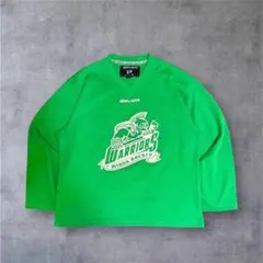 【ゲームシャツ】アイスホッケー メンズ S グリーン スポーツ ゆるダボ