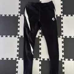 限定品】クロノス CRONOS スキニーパンツ ブラック×ホワイト Sサイズ 