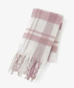 マフラー ピンクチェック