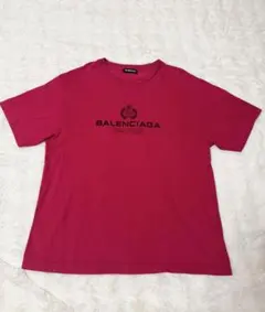 VERSACE ロゴTシャツ 赤 Mサイズ - メルカリ