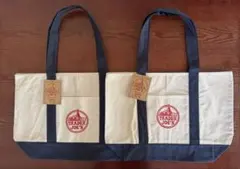 新品TraderJoe’s トレーダージョーズ　トートバッグ大容量【2点セット】