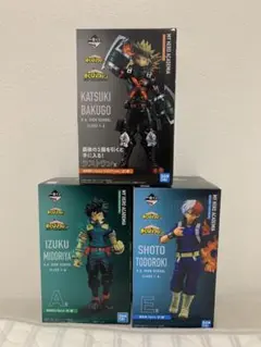 ヒロアカ一番くじ　 爆豪勝己　ラストワン　緑谷出久A賞　 轟焦凍E賞