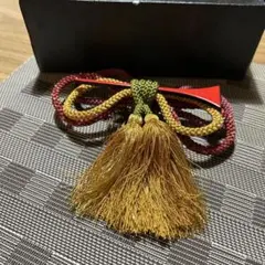 リボン型髪飾り タッセル付き