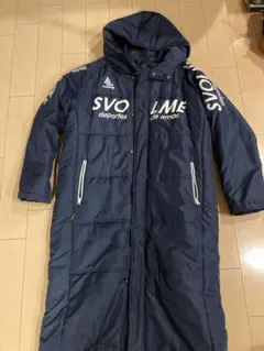 svolme ネイビー ベンチコート フード付き