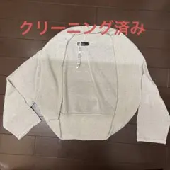 コムサイズム　ボレロ　シルバーラメニット Lサイズ 長袖