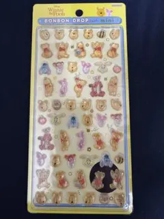 【正規品】ボンボンドロップシール mini くまのプーさん