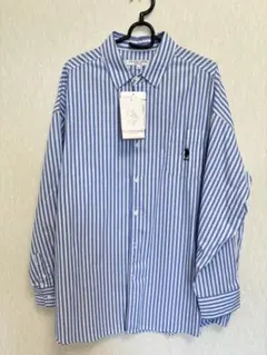 U.S. POLO ASSN. ストライプシャツ 長袖 メンズ L 新品タグ付き