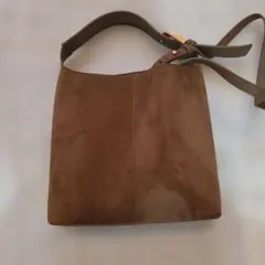 H&M ブラウン スエード トートバッグのサムネイル