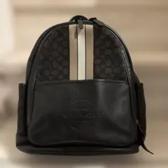 COACH ブラックレザー リュック