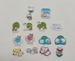 アフロ犬 シールフレーク １４枚 平成レトロ 当時物