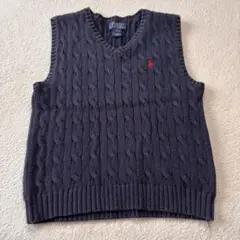 Polo Ralph Lauren ネイビー Vネック ベスト サイズ5