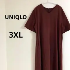 UNIQLO ユニクロ 半袖 カットソーワンピース エアリズム 3XL