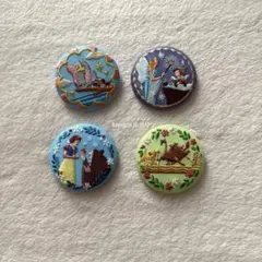 ディズニー　刺繍缶バッジ