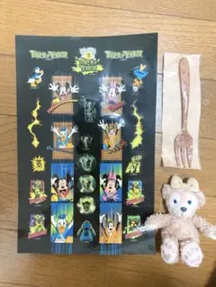 ディズニー 平成 まとめ レア シール ステッカー キーホルダー フォーク 限定