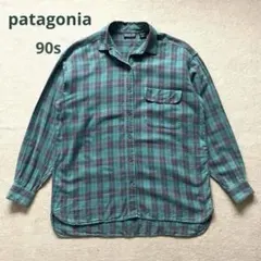 Patagonia パタゴニア　フランネルシャツ　長袖　シャツ　チェック　90s